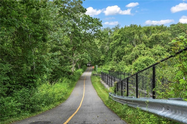 99 Preservation Way S, Kingstown, RI 02879 - view of asphalt street featuring a view of trees