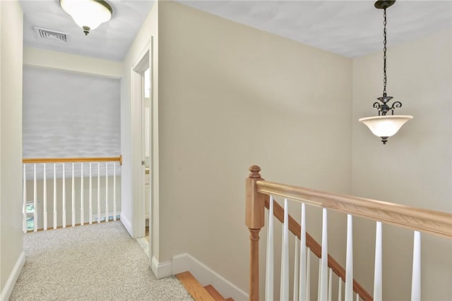 99 Preservation Way S, Kingstown, RI 02879 - corridor with an upstairs landing and carpet floors