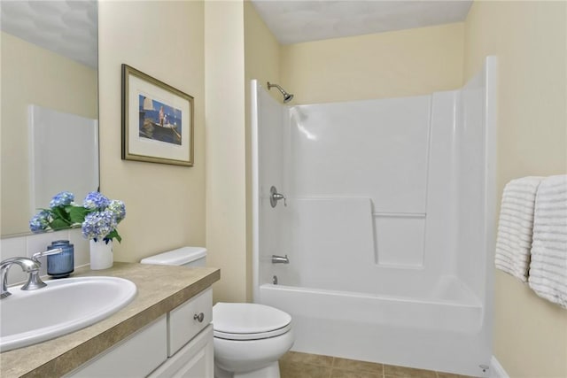 99 Preservation Way S, Kingstown, RI 02879 - full bathroom with vanity, shower / tub combination, and tile patterned floors