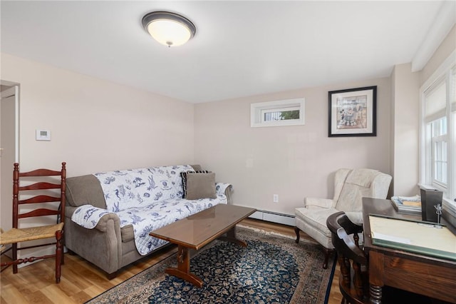 1 Adelaide Ave, Bristol, RI 02809 - living room with wood finished floors and baseboard heating