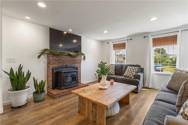 6 Fleuette Dr, Bellingham, MA 02019 - living room with light wood-type flooring and recessed lighting