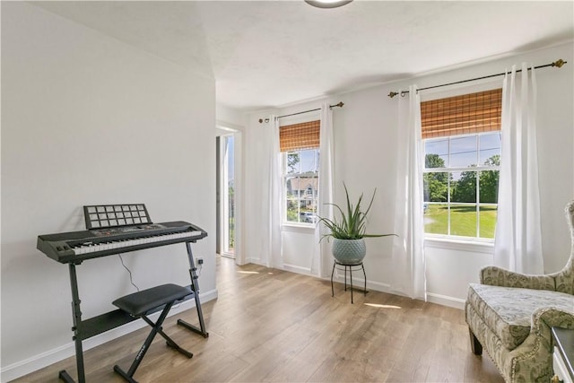 6 Fleuette Dr, Bellingham, MA 02019 - living area with wood finished floors and baseboards