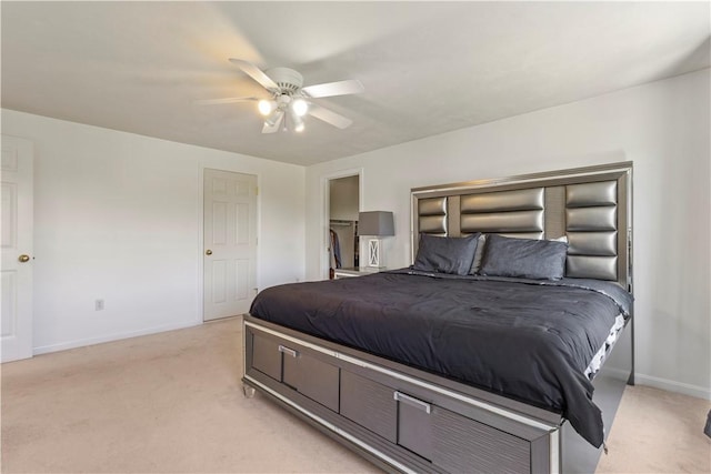 6 Fleuette Dr, Bellingham, MA 02019 - bedroom with light carpet and a ceiling fan