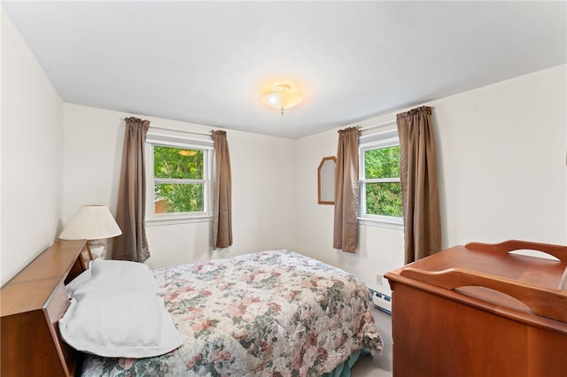 143 Juniper Rd, South Kingstown, RI 02879 - bedroom with multiple windows and a baseboard radiator