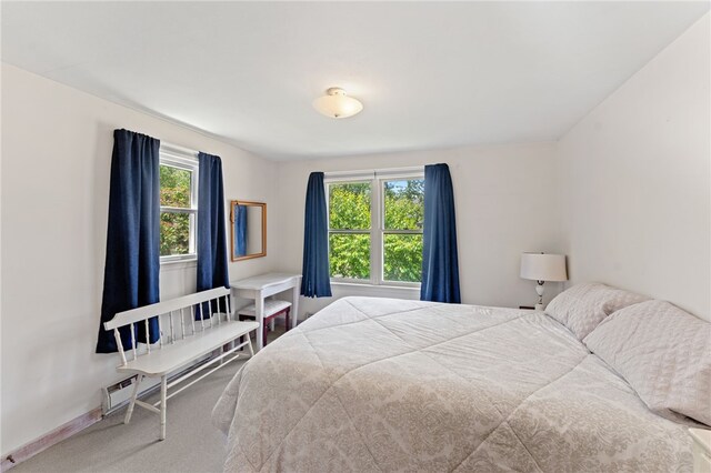 143 Juniper Rd, South Kingstown, RI 02879 - carpeted bedroom featuring a baseboard heating unit and baseboards