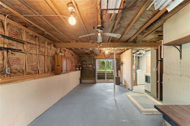 143 Juniper Rd, South Kingstown, RI 02879 - basement featuring washer / clothes dryer
