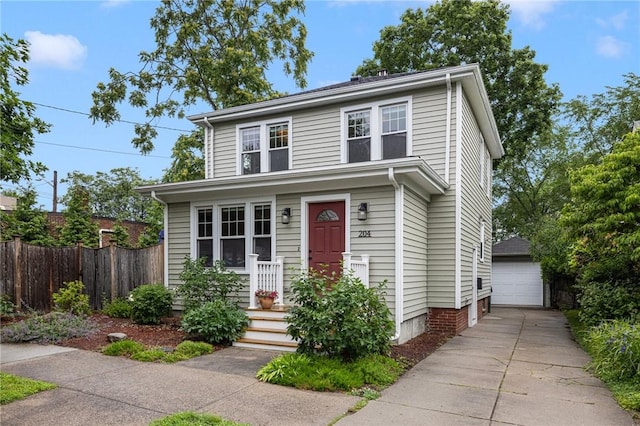 204 8th St, Providence, RI 02906 - traditional style home featuring an outbuilding and a garage