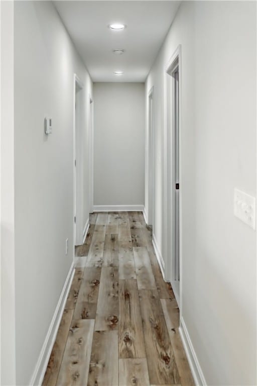 50 Rosemont Ave, Johnston, RI 02919 - corridor featuring light wood-style floors and baseboards