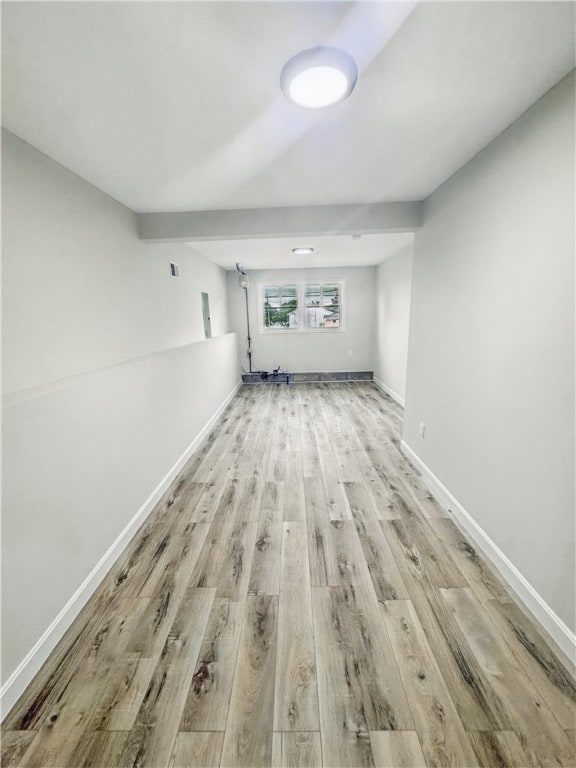 50 Rosemont Ave, Johnston, RI 02919 - hallway with wood finished floors and baseboards