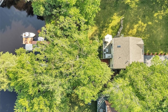 21 Laurel Dr, Glocester, RI 02814 - view from above of property with a large body of water