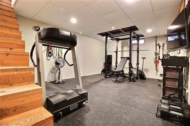 10 N Dr, Westerly, RI 02891 - workout area featuring a paneled ceiling