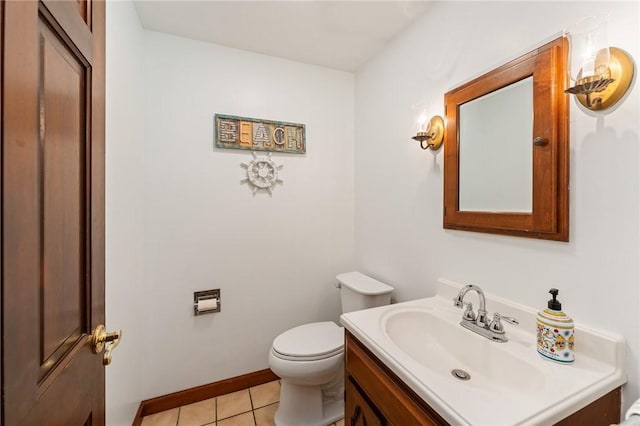 1451 Ministerial Rd, South Kingstown, RI 02879 - half bath featuring vanity and tile patterned flooring
