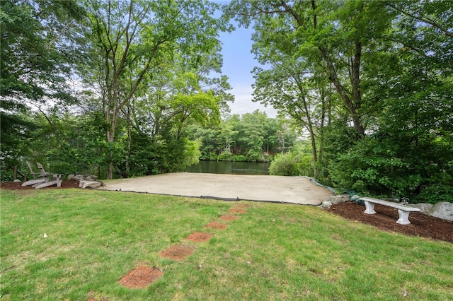 97 Farnum Pike Unit 7, Smithfield, RI 02917 - view of grassy yard with a water view