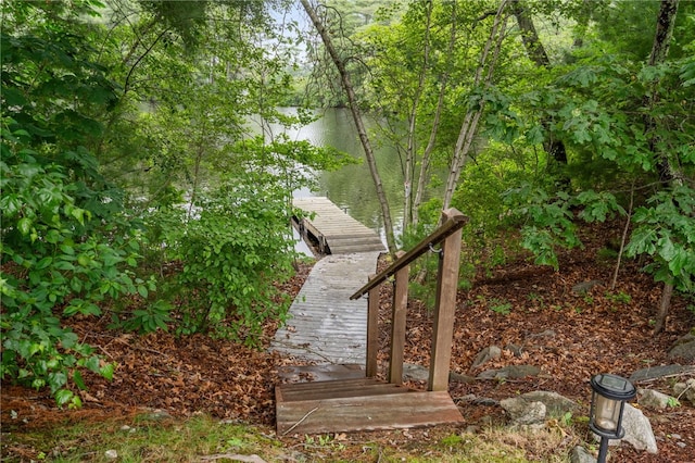 97 Farnum Pike Unit 7, Smithfield, RI 02917 - view of yard featuring a water view and a boat dock