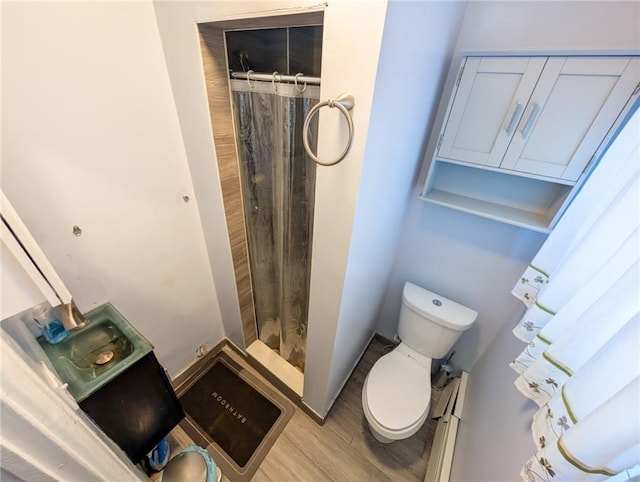 5 Stearns St, Pawtucket, RI 02861 - full bath with a stall shower and wood finished floors