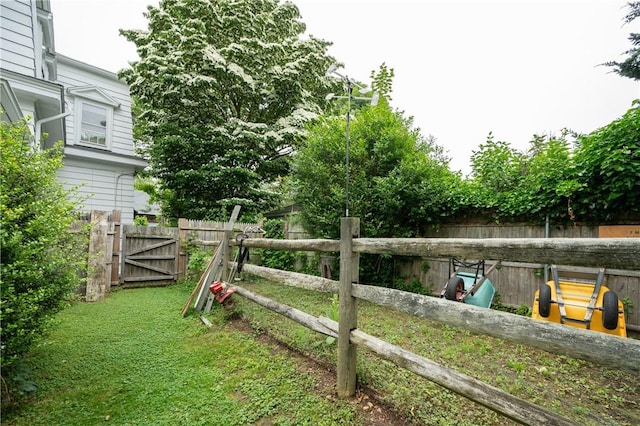 10 Hendricks St, South Kingstown, RI 02879 - view of yard with a gate