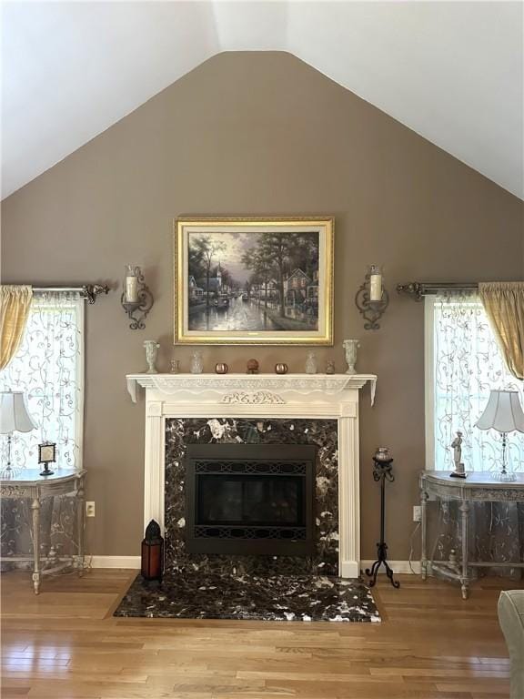 14 Piezzo Dr, Westerly, RI 02891 - detailed view of a high end fireplace and wood finished floors