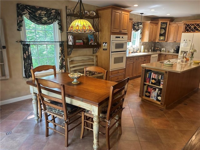 14 Piezzo Dr, Westerly, RI 02891 - tiled dining area featuring baseboards and recessed lighting