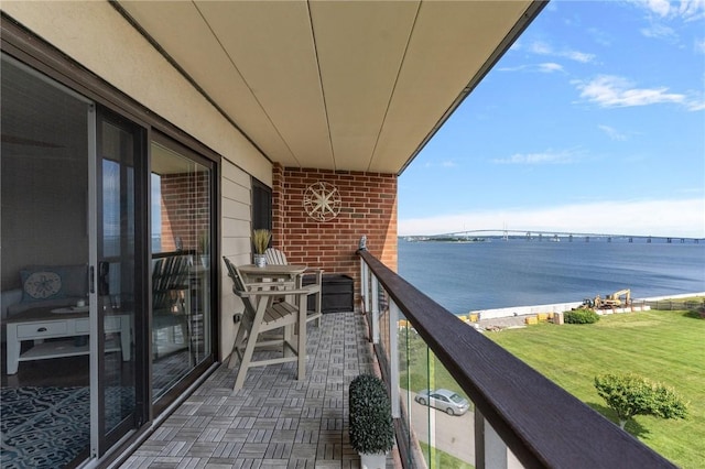 1503 Capella S Unit 1503, Newport, RI 02840 - balcony featuring a water view
