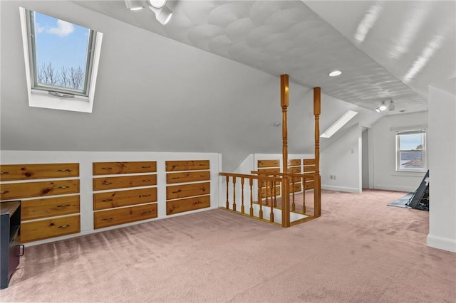 167 Carter Ave, Pawtucket, RI 02861 - bonus room with lofted ceiling, light colored carpet, and a skylight