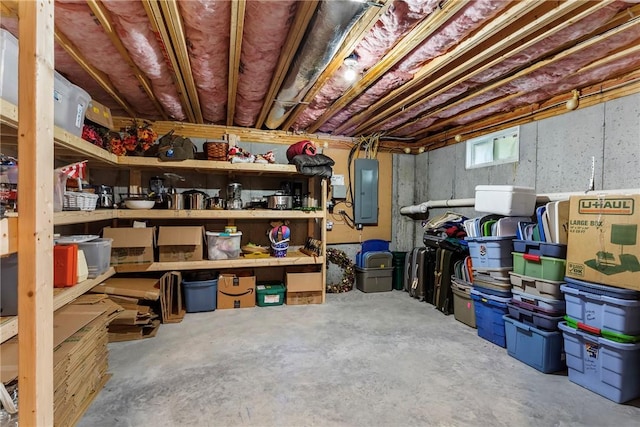 42 Aubin St, Seekonk, MA 02771 - storage area with electric panel