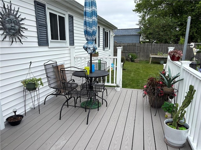 70 Partition St, Warwick, RI 02888 - view of wooden deck