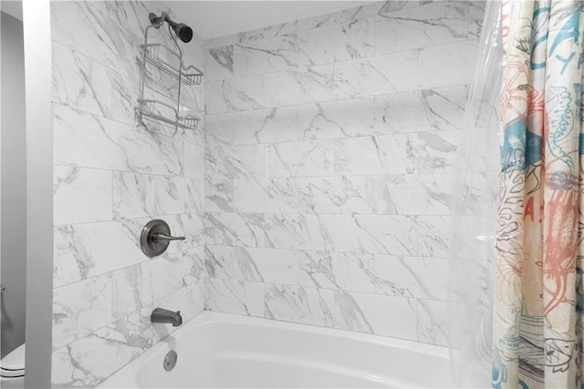 166 Midwood St, Cranston, RI 02910 - bathroom featuring shower / bath combo with shower curtain