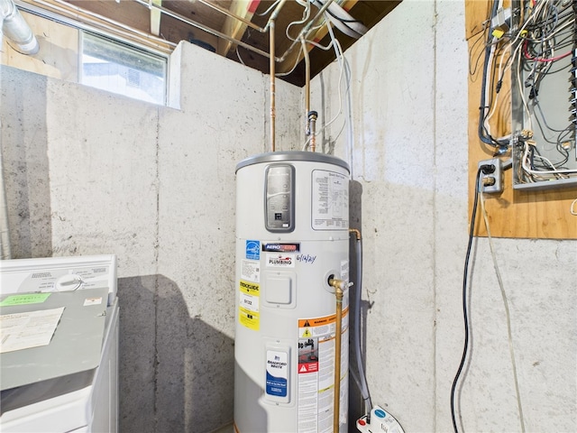 34 Beach Plum Rd, Narragansett, RI 02882 - utility room featuring water heater