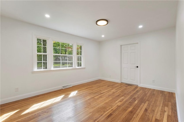 226 Quaker Ln, Scituate, RI 02857 - spare room with light wood-style flooring and recessed lighting