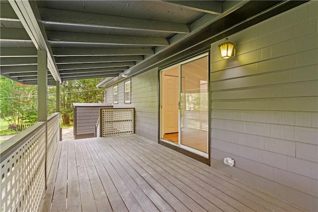 226 Quaker Ln, Scituate, RI 02857 - view of wooden deck