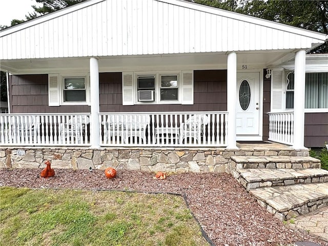 51 Old Carriage Rd, West Warwick, RI 02893 - view of front of house featuring a porch