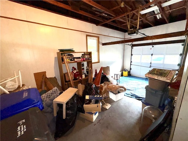 51 Old Carriage Rd, West Warwick, RI 02893 - garage featuring a garage door opener