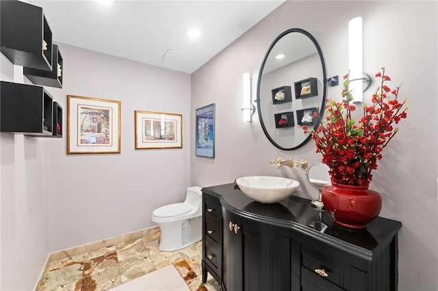 27 Eagle Dr, North Kingstown, RI 02852 - bathroom with vanity and recessed lighting
