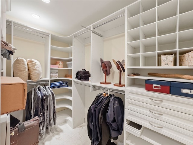 27 Eagle Dr, North Kingstown, RI 02852 - spacious closet with marble look tiles