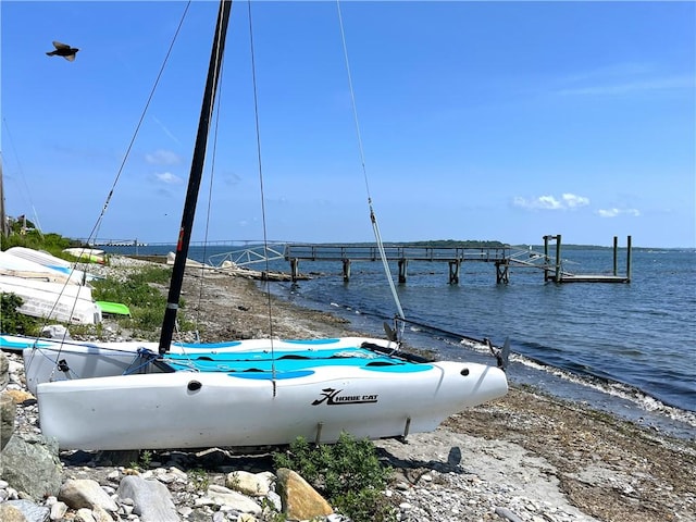 10 Cavalier Rd, Narragansett, RI 02882 - view of yard featuring a water view