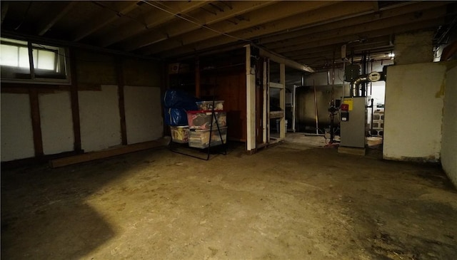 318 Saint Paul St, North Smithfield, RI 02896 - unfinished below grade area featuring a heating unit
