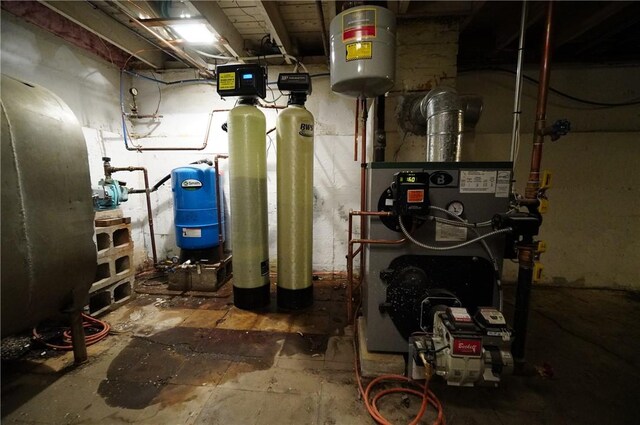 318 Saint Paul St, North Smithfield, RI 02896 - utility room featuring a heating unit