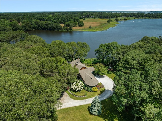 17 Pojac Point Rd, North Kingstown, RI 02852 - aerial overview of property's location featuring a large body of water