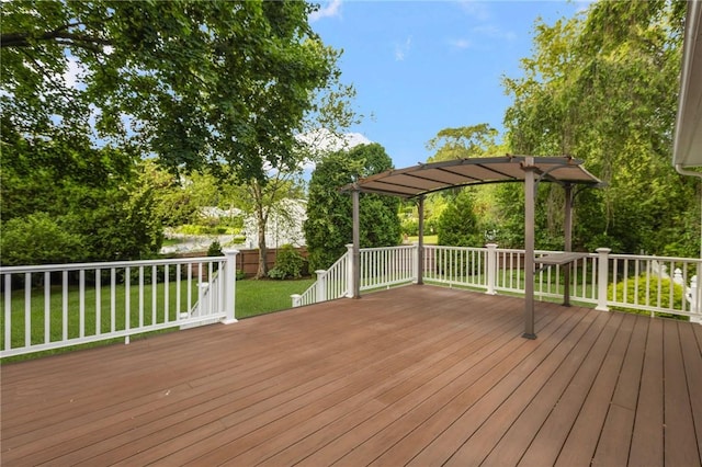 25 Rosewood Dr, North Providence, RI 02904 - view of wooden terrace