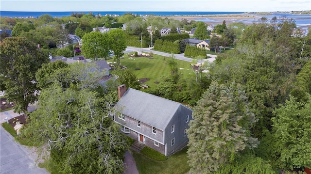 61 Bay View Rd, Charlestown, RI 02813 - aerial overview of property's location featuring a large body of water