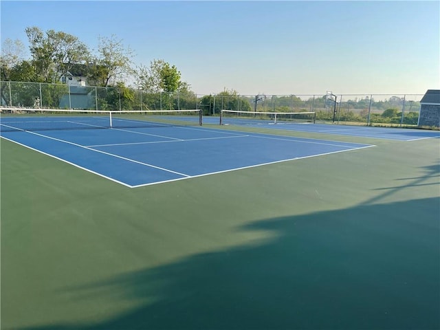 61 Bay View Rd, Charlestown, RI 02813 - view of tennis court featuring community basketball court