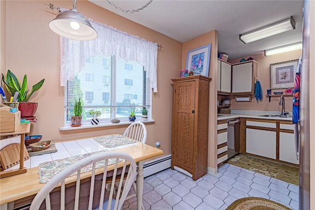 66 Girard Ave Unit 322, Newport, RI 02840 - dining space featuring light tile patterned floors