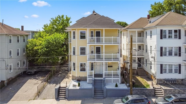 20 Chalapa Ave, Woonsocket, RI 02895 - view of property featuring stairway