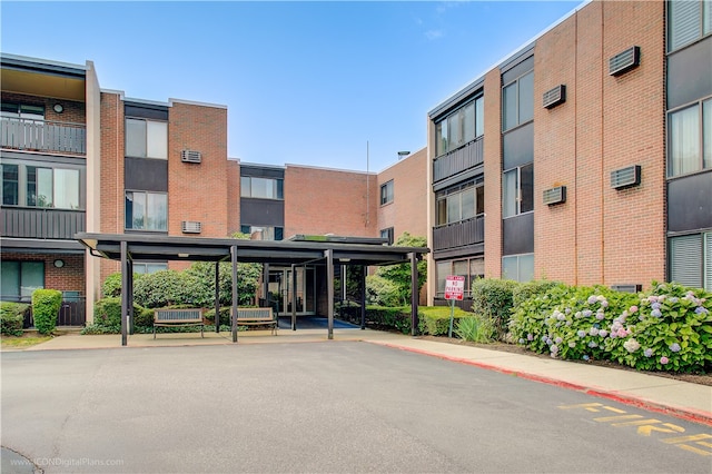 401 Bellevue Ave Unit 214, Newport, RI 02840 - view of building exterior with covered parking