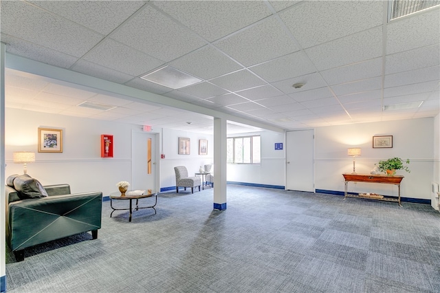 401 Bellevue Ave Unit 214, Newport, RI 02840 - community lobby with a drop ceiling