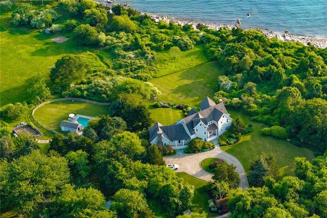 1003 Fort Getty Rd, Jamestown, RI 02835 - aerial view of a large body of water