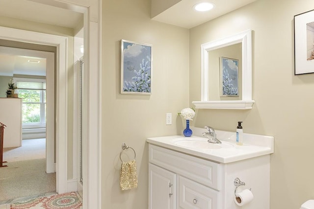1003 Fort Getty Rd, Jamestown, RI 02835 - bathroom featuring vanity