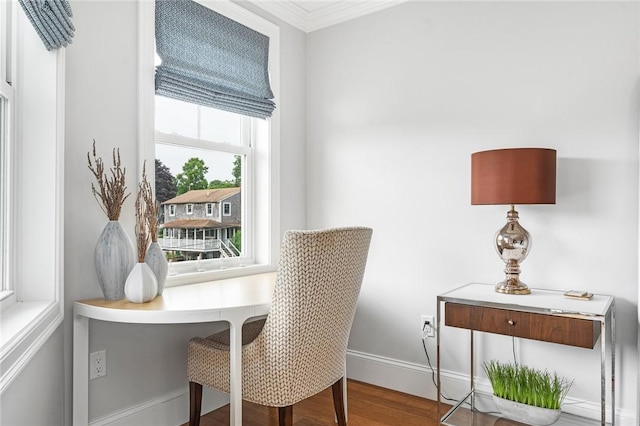 100 Algonquin Rd Unit 5, Narragansett, RI 02882 - office space with wood finished floors and ornamental molding