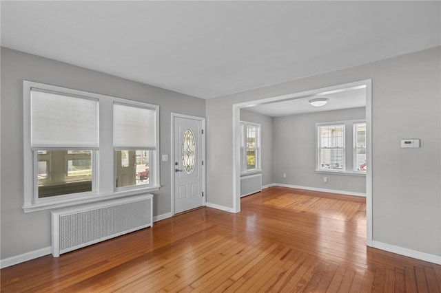 39 Owen Ave, Pawtucket, RI 02860 - foyer entrance featuring radiator and wood-type flooring