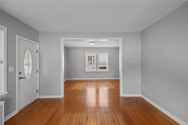39 Owen Ave, Pawtucket, RI 02860 - entryway featuring light wood-style flooring and baseboards
